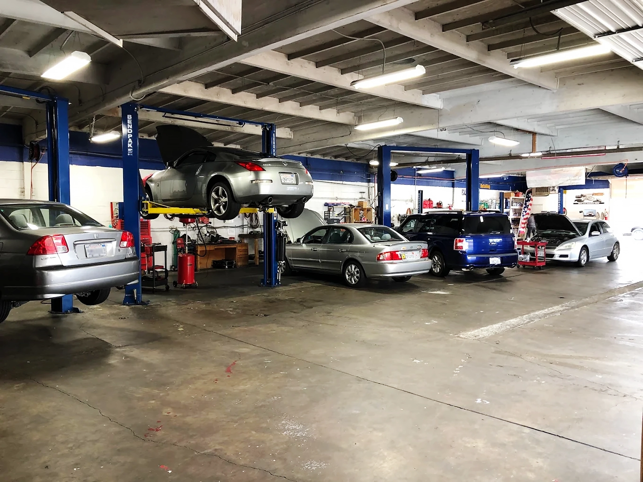 Unitech Auto Repair Shop Front in Sacramento